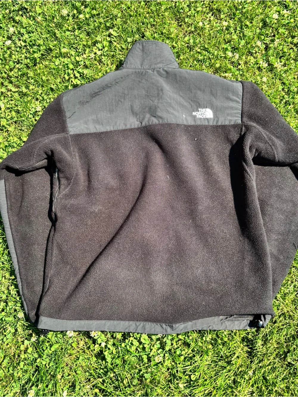The North Face Men's Two-Tone Black & Charcoal Fleece Jacket